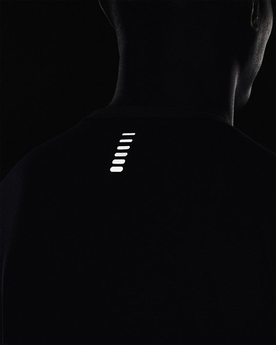 Men's UA Streaker Topographic Long Sleeve, Black, pdpMainDesktop image number 4